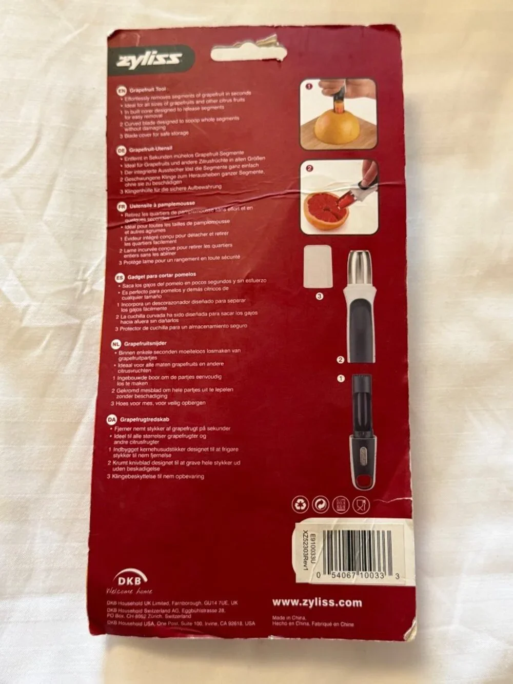 ***Zyliss Twist & Scoop Grapefruit Tool - Stainless Steel Spoon***